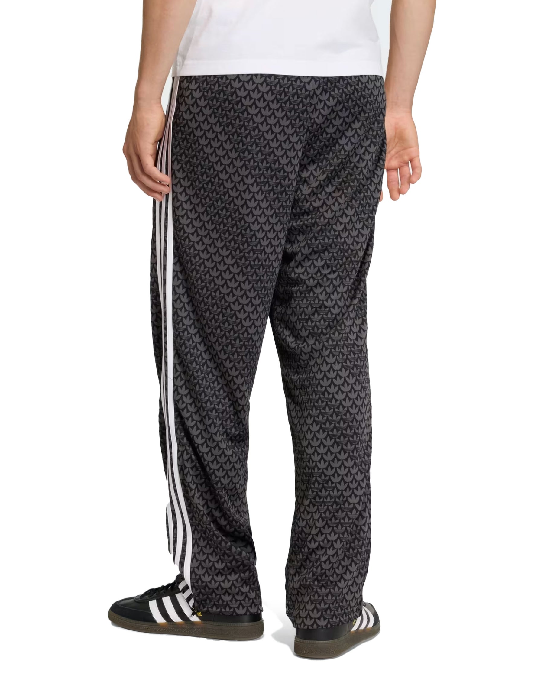 Tuta Uomo Adidas Firebird Allover Print Nero