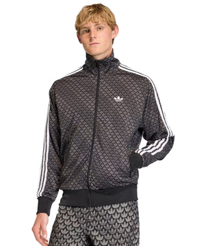 Tuta Uomo Adidas Firebird Allover Print Nero