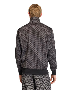 Tuta Uomo Adidas Firebird Allover Print Nero