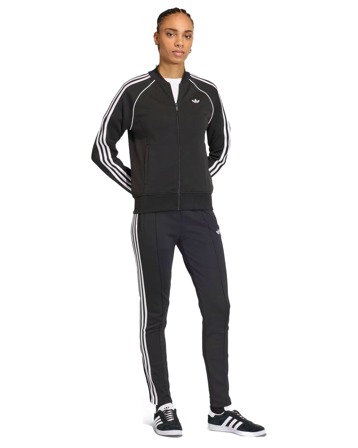 Tuta Donna Adidas Superstar Nero Bianco