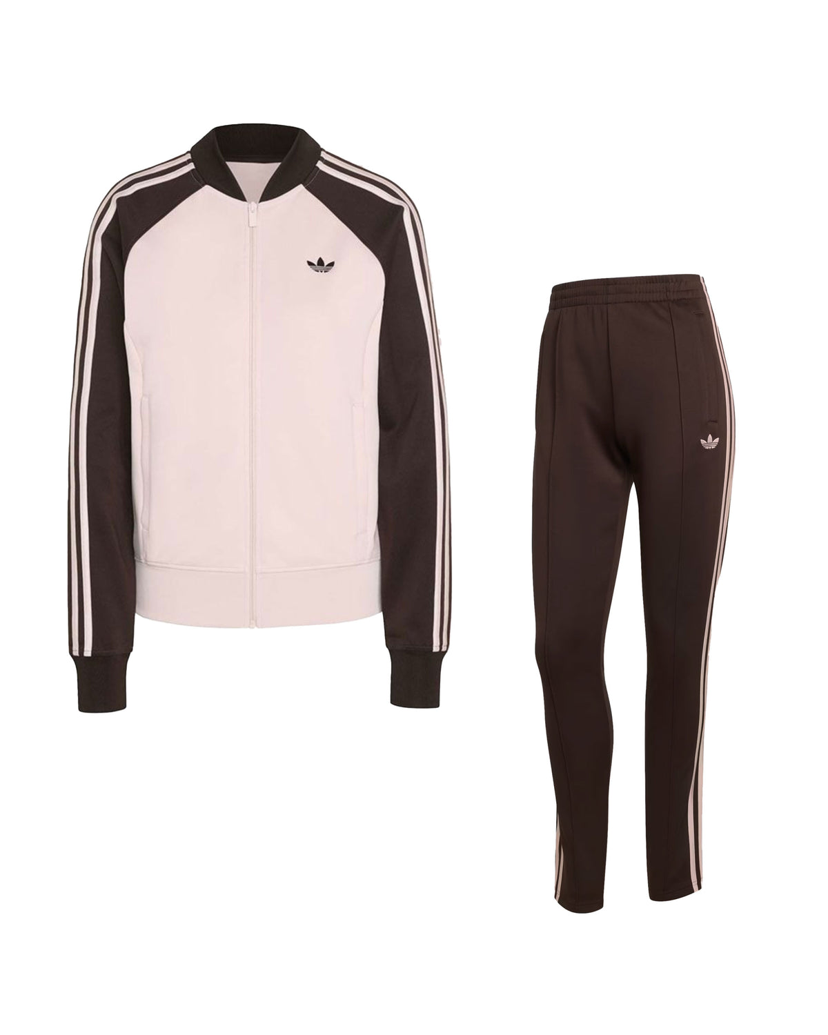 Tuta Donna Adidas Superstar Rosa Marrone