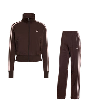 Tuta Donna Adidas Tuta Firebird Marrone Rosa