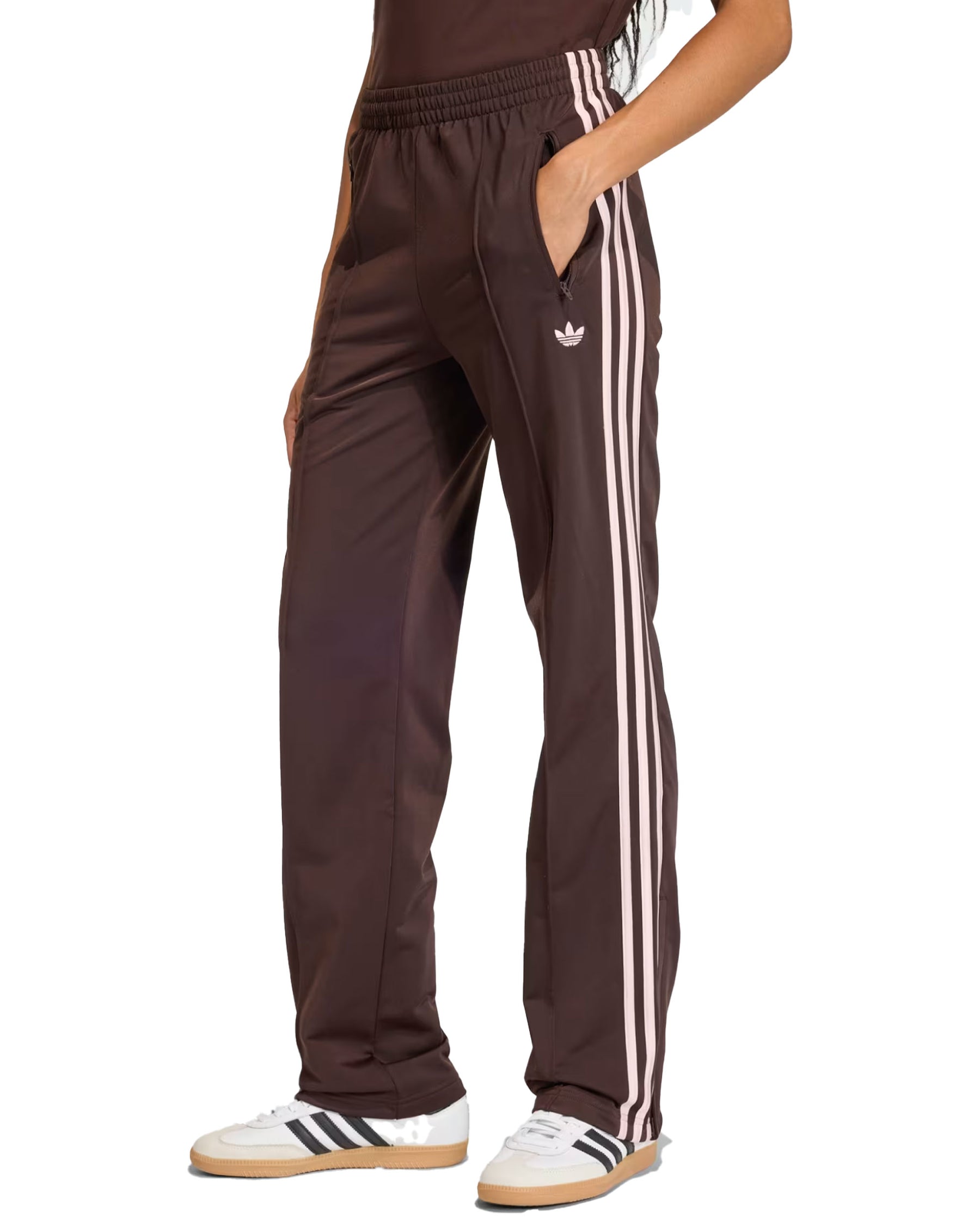 Tuta Donna Adidas Tuta Firebird Marrone Rosa