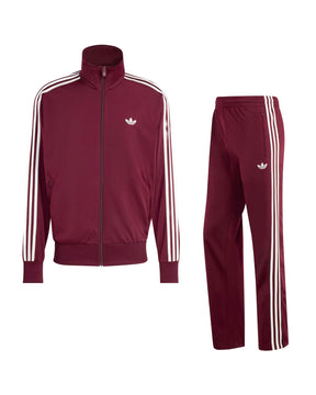 Tuta Uomo Adidas Firebird Bordeaux Bianco
