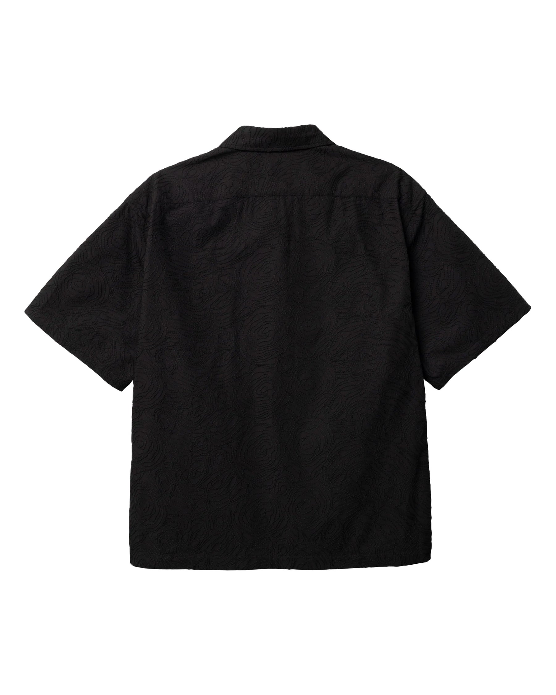 Wbwang Embroidery Shirt Nero