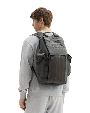 CP Company Back Pack Backpack In Plain Paper Touch Mixed Gunmetal Grey