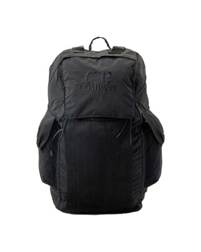 CP Company Back Pack Backpack In Plain Paper Touch Mixed Black