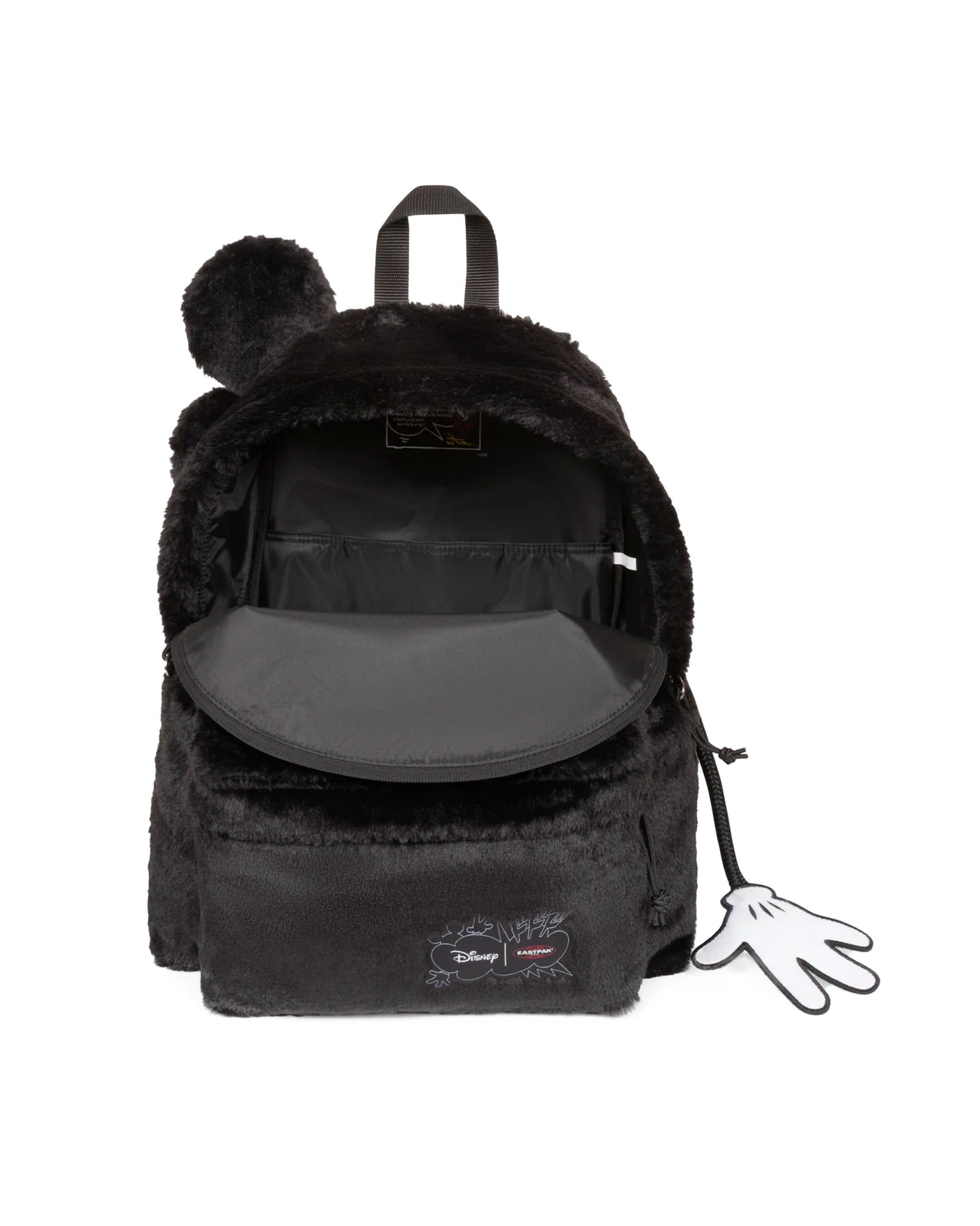 Eastpak x Disney Padded Pak'r Authentic Original Mickey Fuzzy Backpack