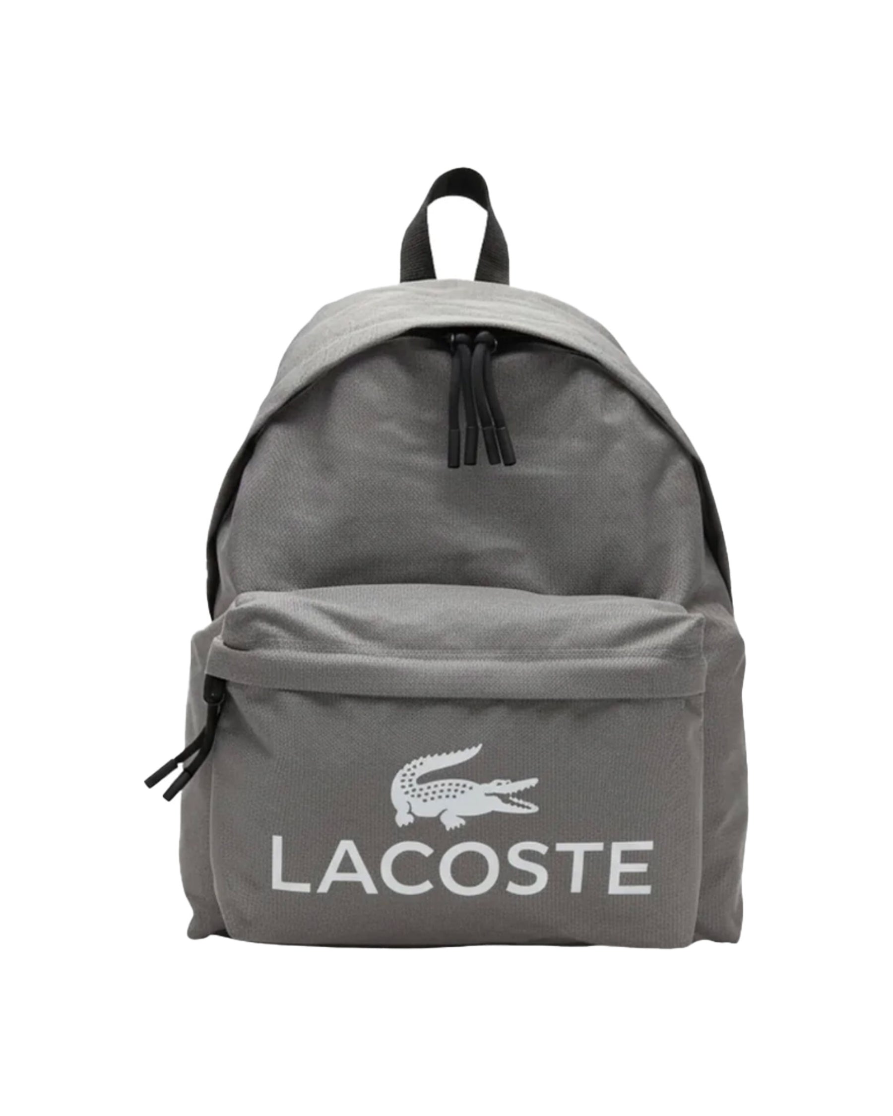 Zaino Lacoste Big Logo Grigio