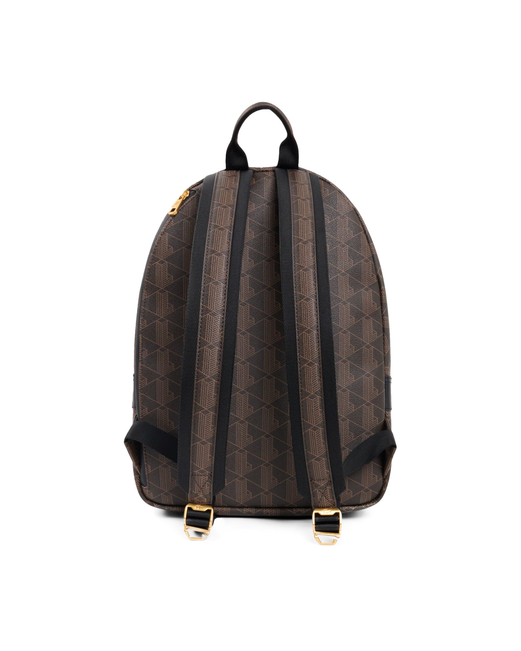 Lacoste The Blend Mono Slate Black Shitake Brown Backpack