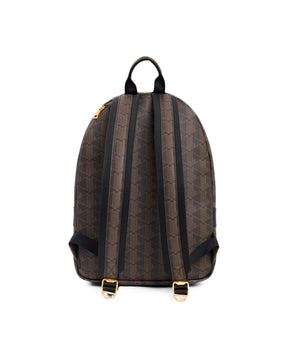 Lacoste The Blend Mono Slate Black Shitake Brown Backpack