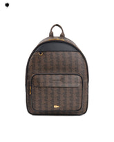 Lacoste The Blend Mono Slate Black Shitake Brown Backpack