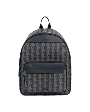 Lacoste The Blend Monogram Noir Gris Backpack Black