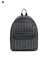 Lacoste The Blend Monogram Noir Gris Backpack Black