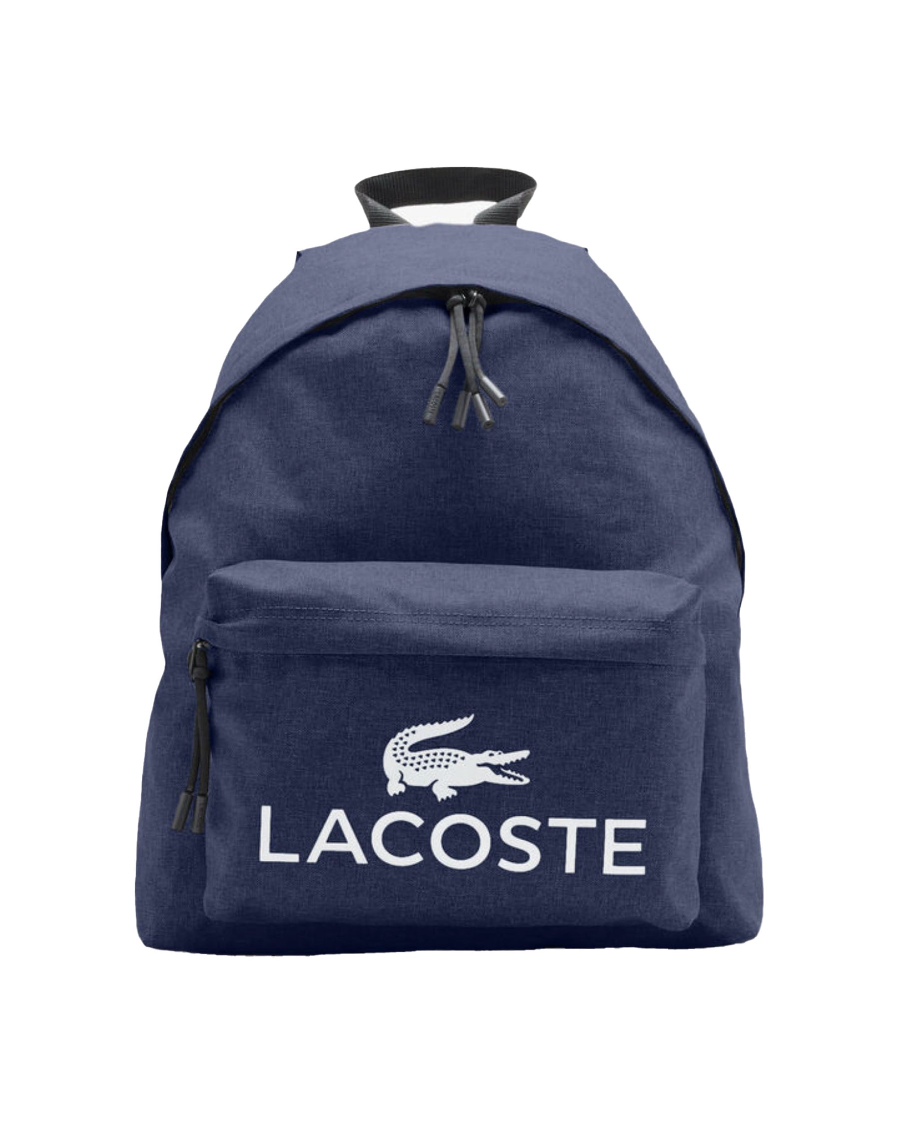 Zaino Lacoste big logo blu