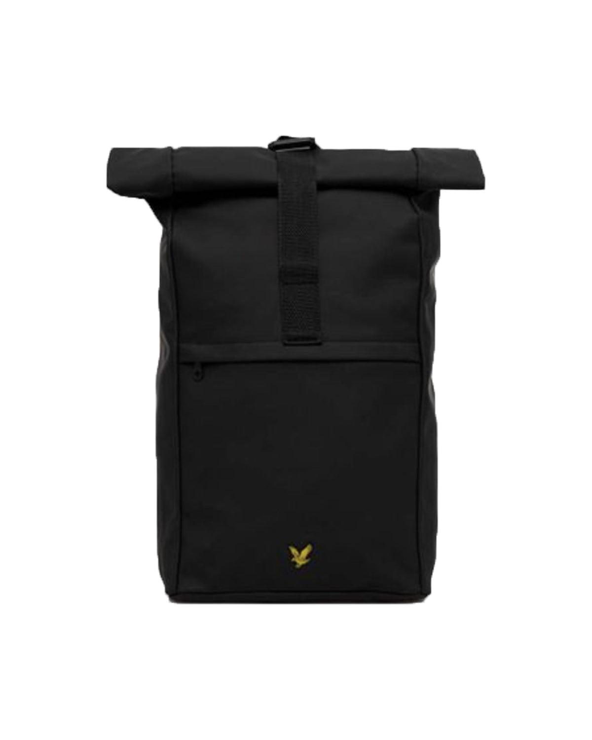 Lyle And Scott Coated Rolltop Backpack Jet Black