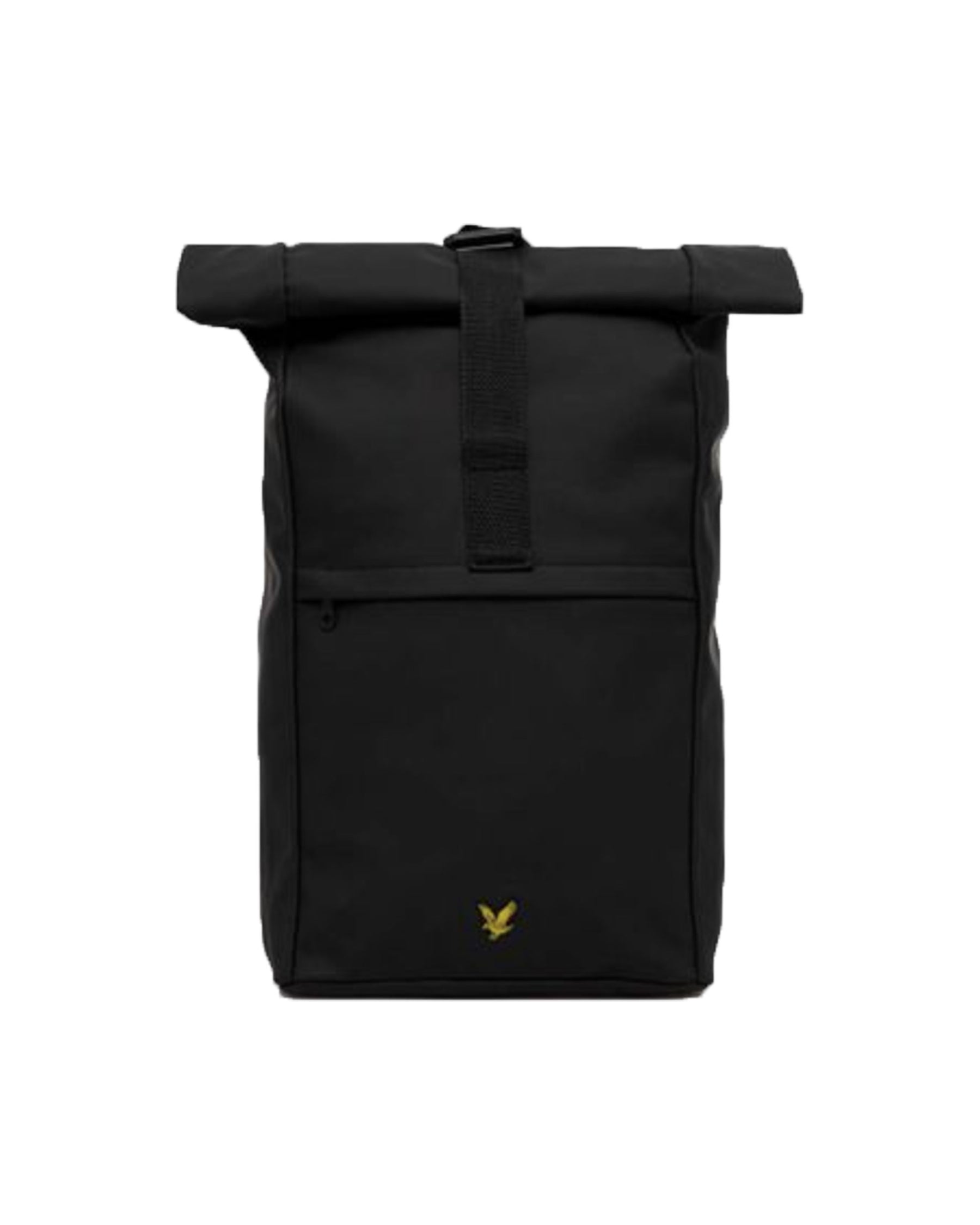 Zaino Lyle And Scott Coated Rolltop Backpack Jet Black