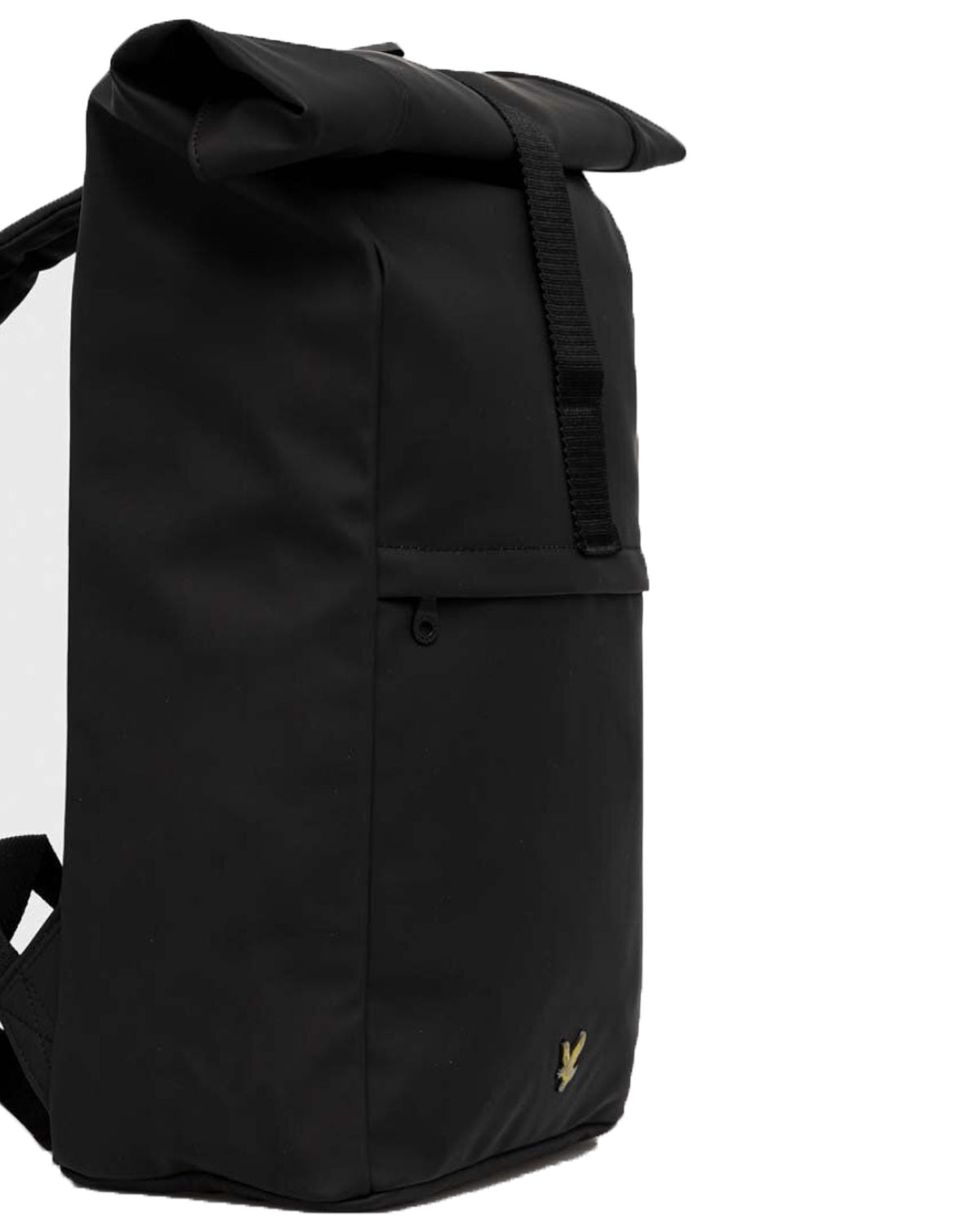 Lyle And Scott Coated Rolltop Backpack Jet Black