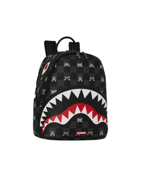 Zaino Sprayground Gray Peeking Character Check Savage