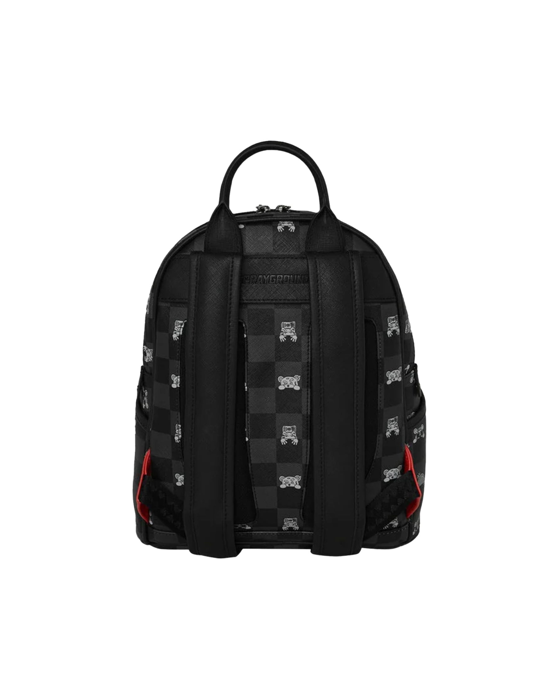 Zaino Sprayground Gray Peeking Character Check Savage