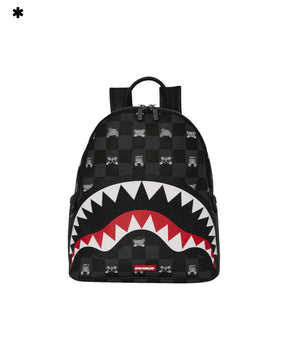 Zaino Sprayground Gray Peeking Character Check Savage