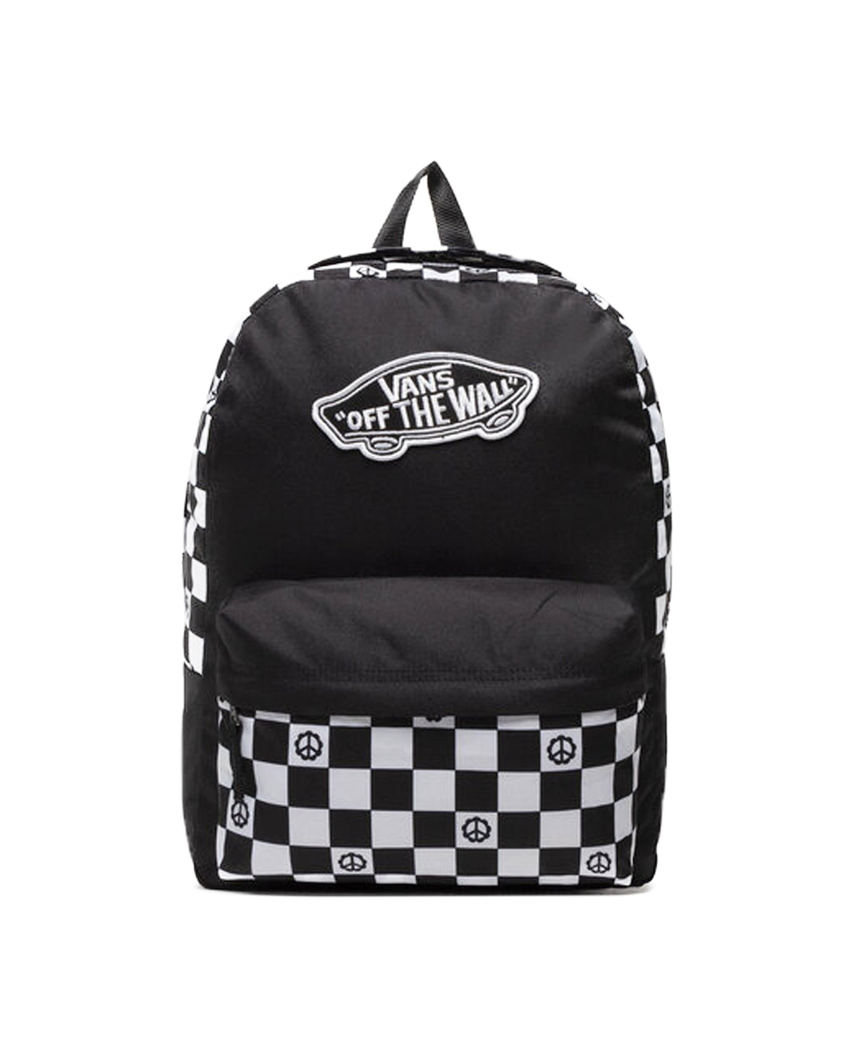 Vans Realm Backpack Peace Check Black