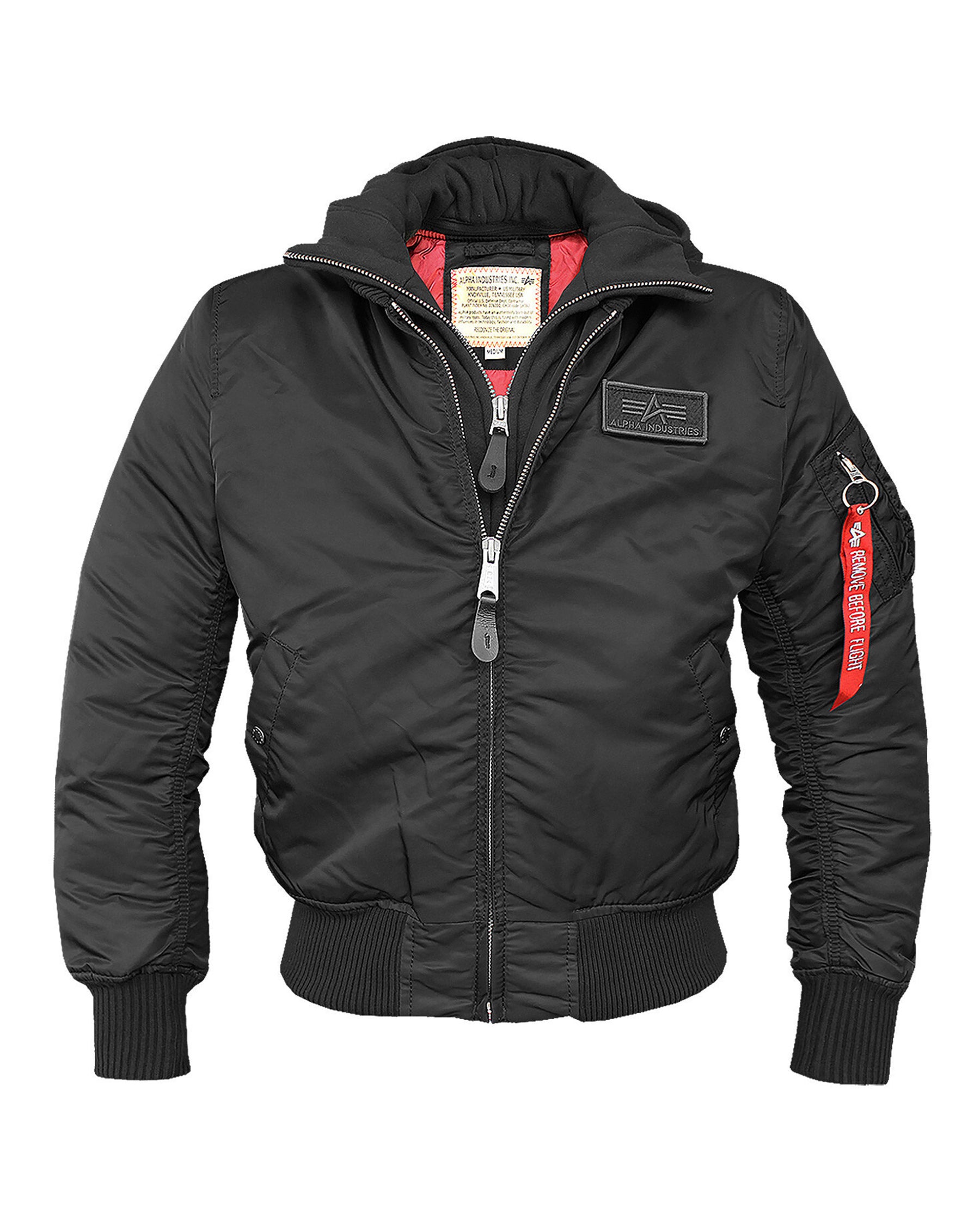 Bomber MA-1 D-Tech Felpa Nero