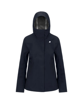 Woman's Jackets K-Way Madalina Bonded Jersey Blue