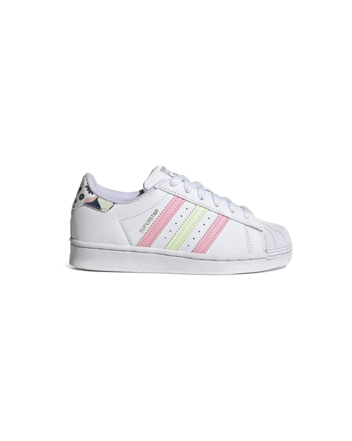 Adidas Superstar C White Pink