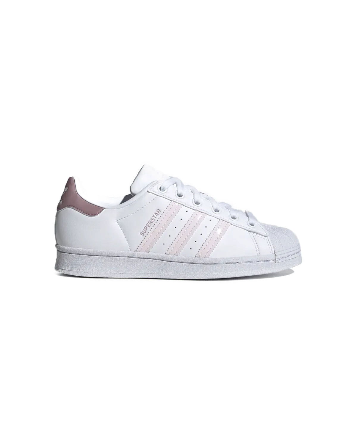 Adidas Superstar J White Pink