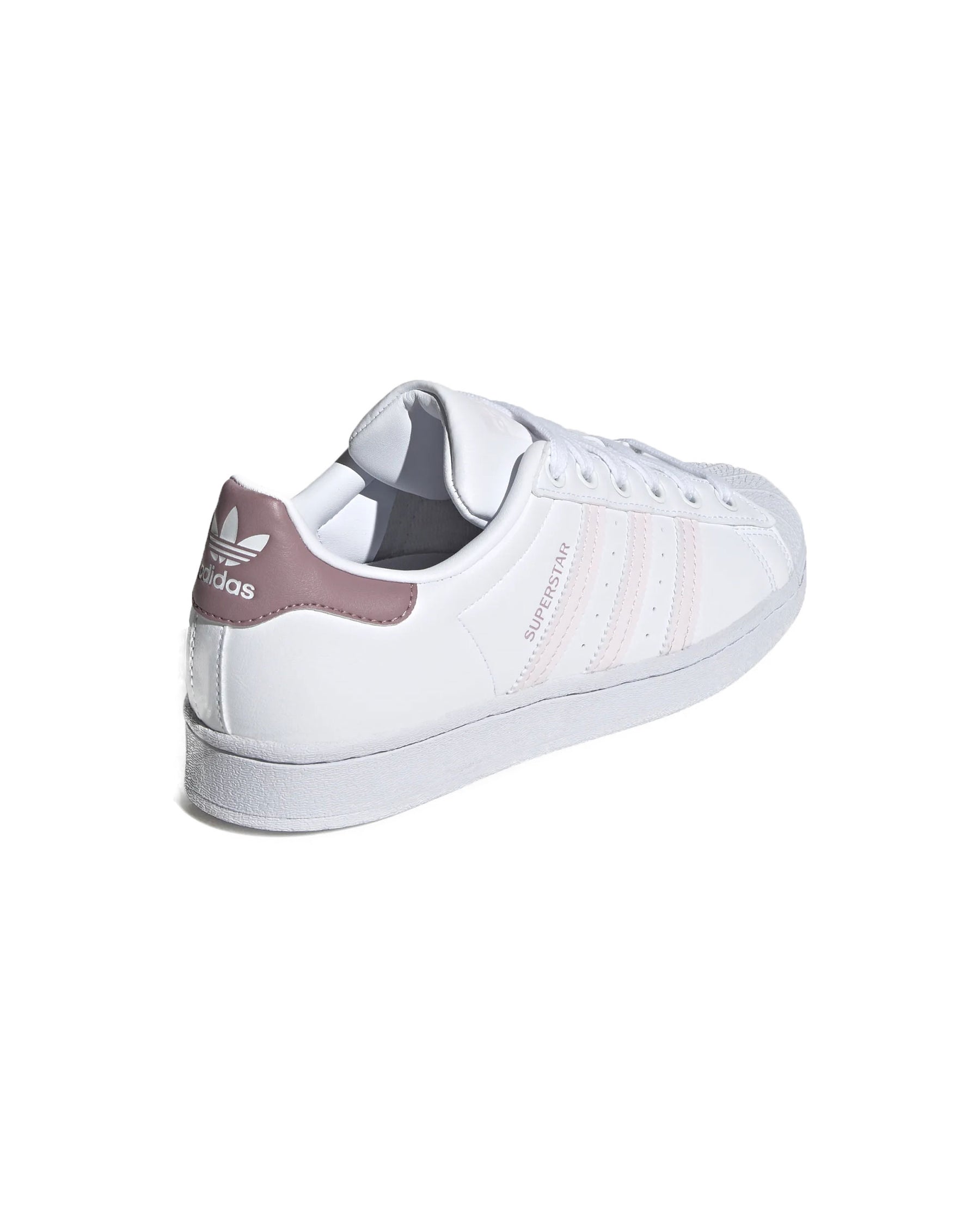 Adidas Superstar J White Pink