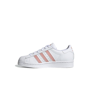 Adidas Superstar j Bianco Rosa