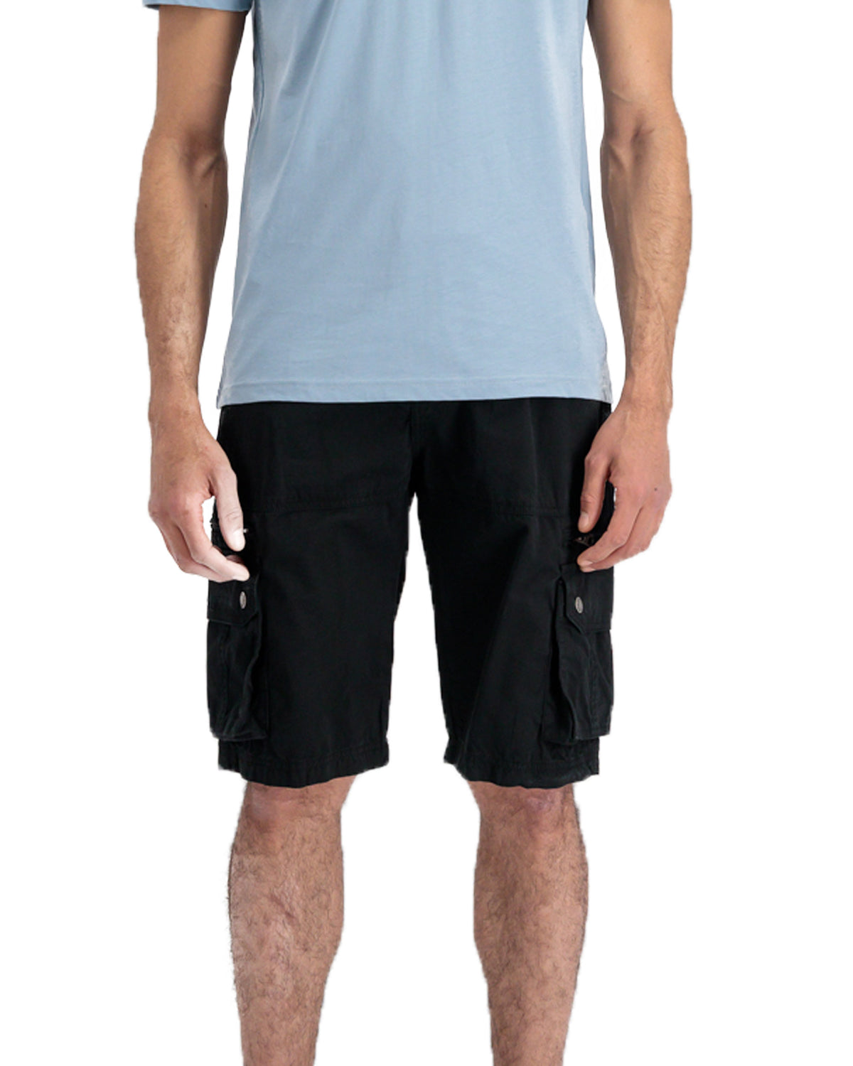 Bermuda Uomo Alpha Industries Alpha Short Nero