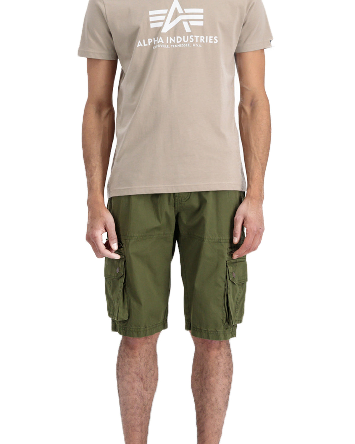 Man Shorts Alpha Industries Short Dark Olive