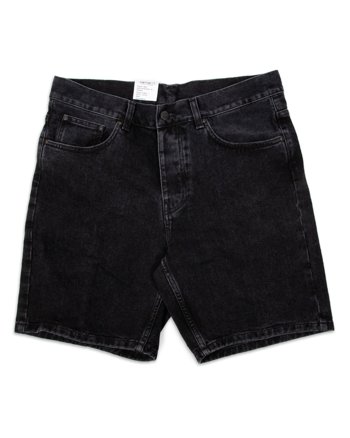 Carhartt Wip Newel Denim Short Man Black