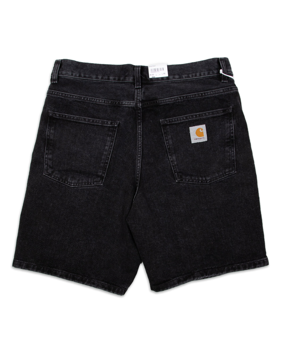 Carhartt Wip Newel Denim Short Man Black