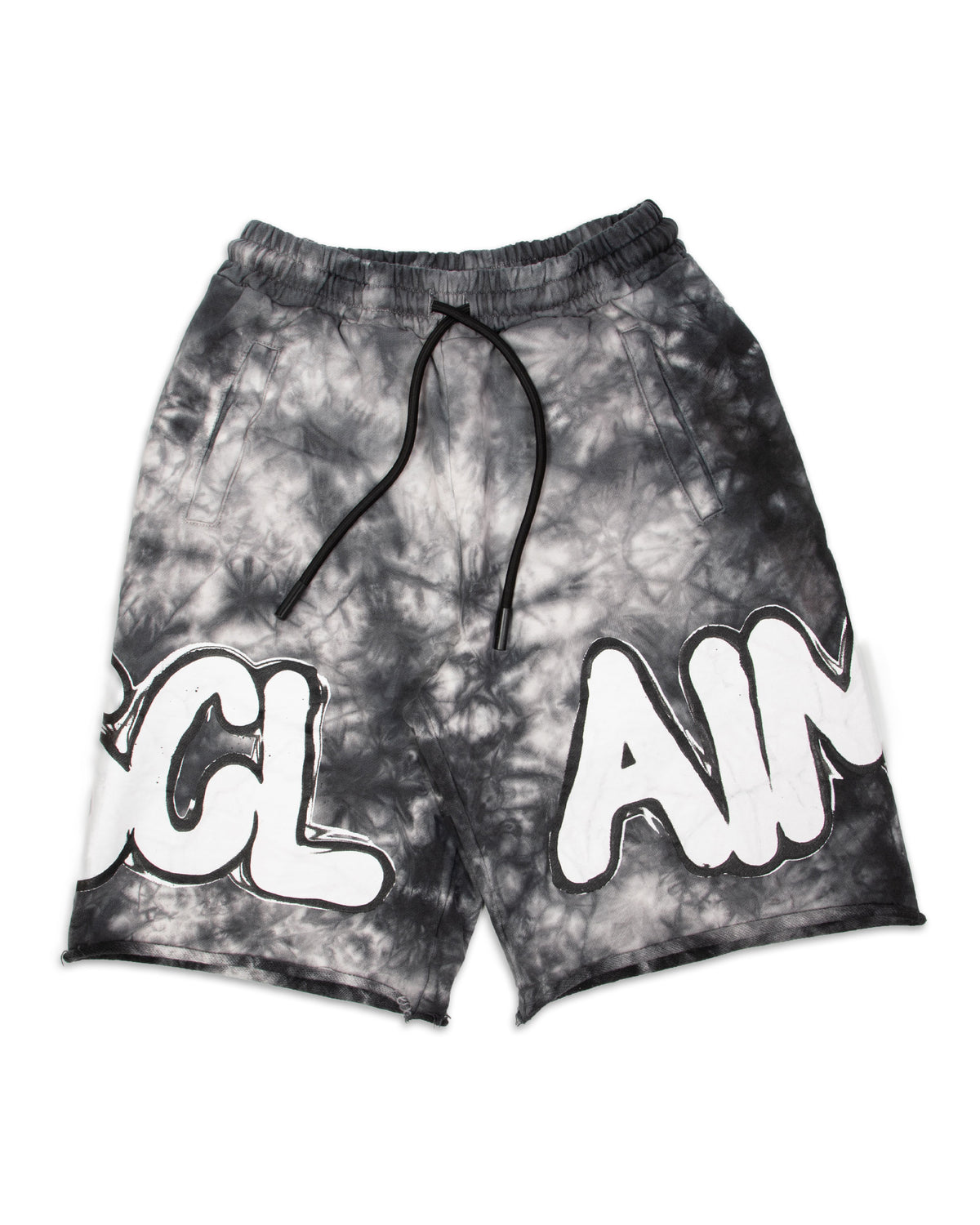 Man Short Disclaimer Big Logo Black