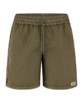 Guess Originals Washed Nylon Shorts Military Green