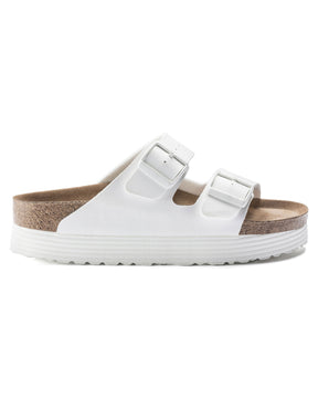 Birkenstock Arizona Grooved White Vegan Slim Fit