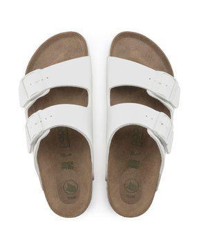Birkenstock Arizona Grooved White Vegan Slim Fit