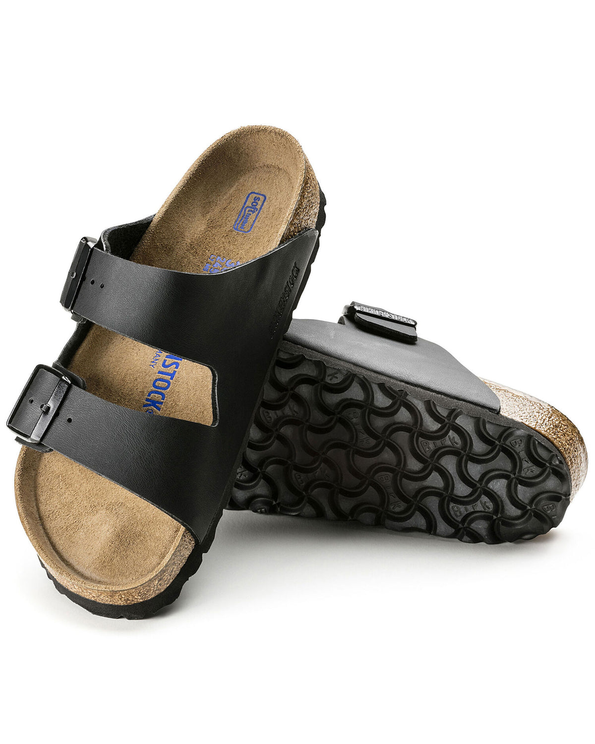 Sandali Unisex adulto BIRKENSTOCK Arizona SFB Nero Calzata Stretta 551253