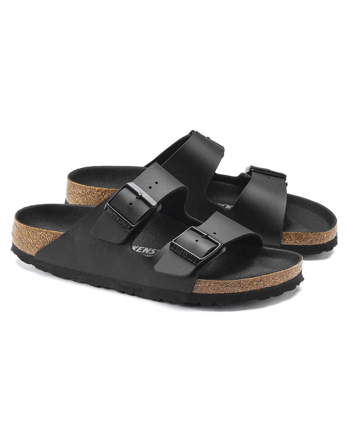 Sandali Unisex adulto BIRKENSTOCK Arizona Triples Black Calzata Stretta 1019069