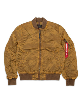 Bomber Uomo Alpha Industries MA-1 VFLW Battlewash Orange