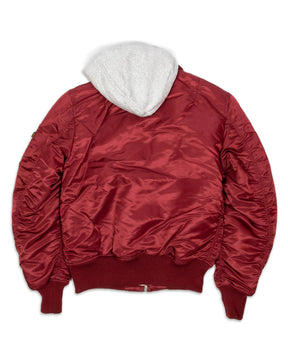 Bomber MA-1 D-Tech Felpa Bordeaux 183110-184