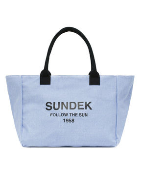 Borsa Mare Sundek Regular Tote Bag Celeste