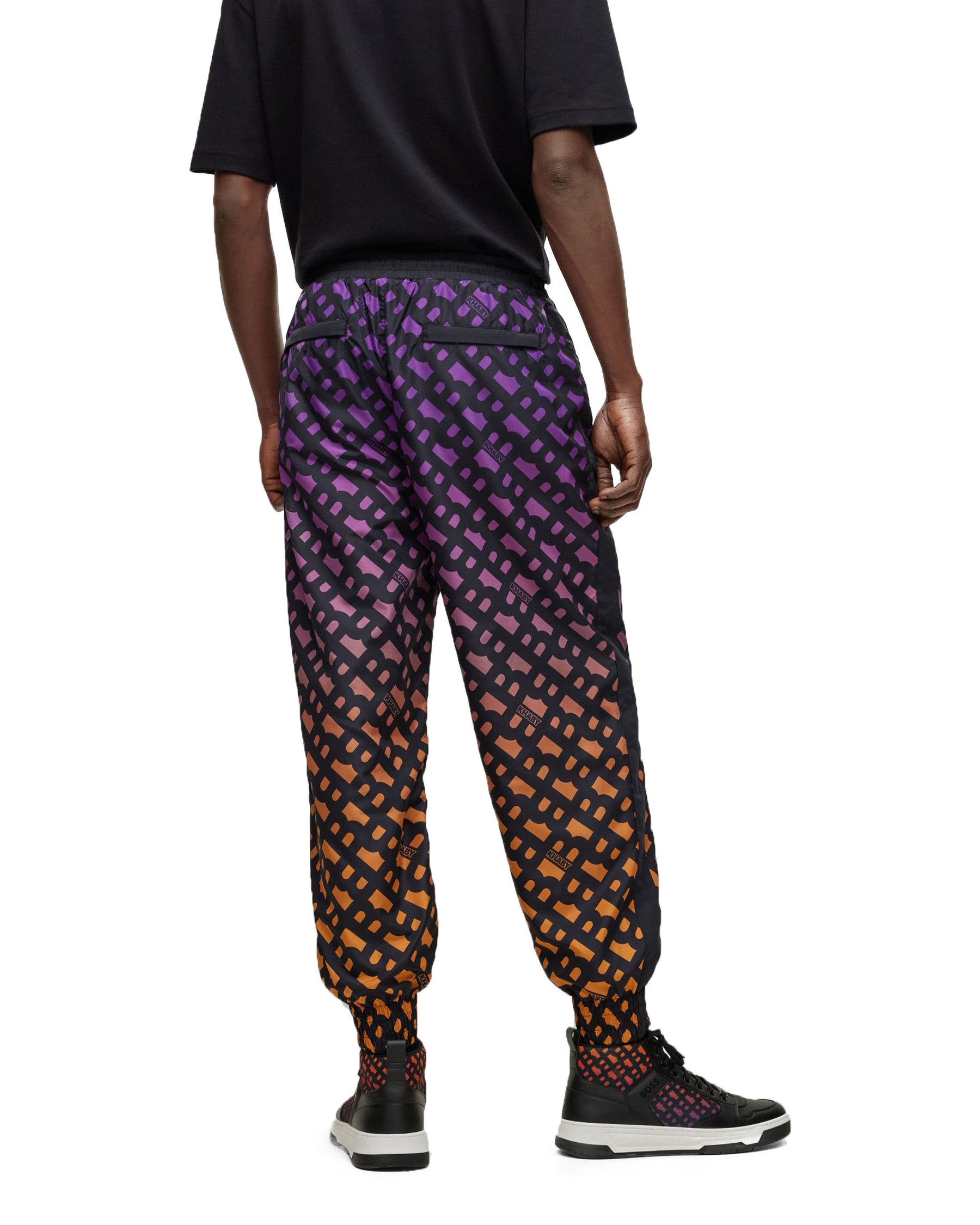 Boss X Khaby Relaxed Fit Pant Monogram Nuanced