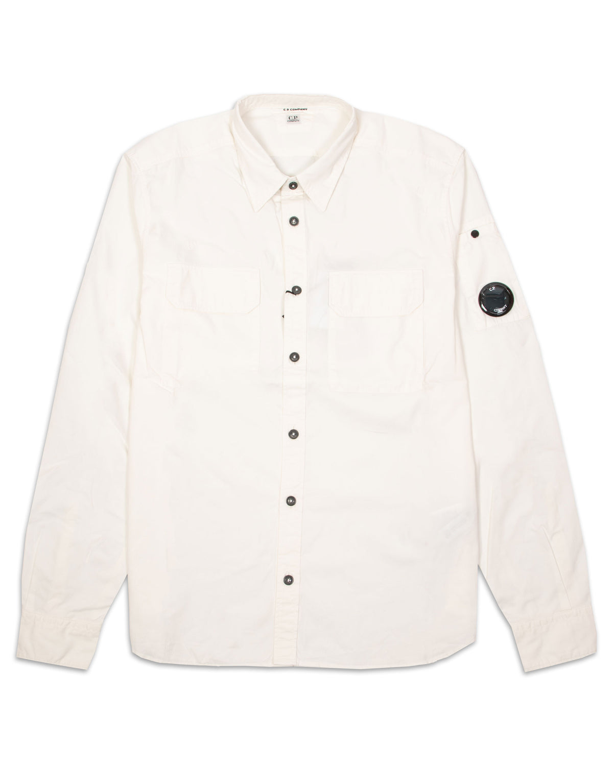 Camicia Gabardine Utility Shirt Bianco 12CMSH088A-002824G-103