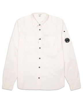 Gabardine Utility Shirt White 12CMSH088A-002824G-103