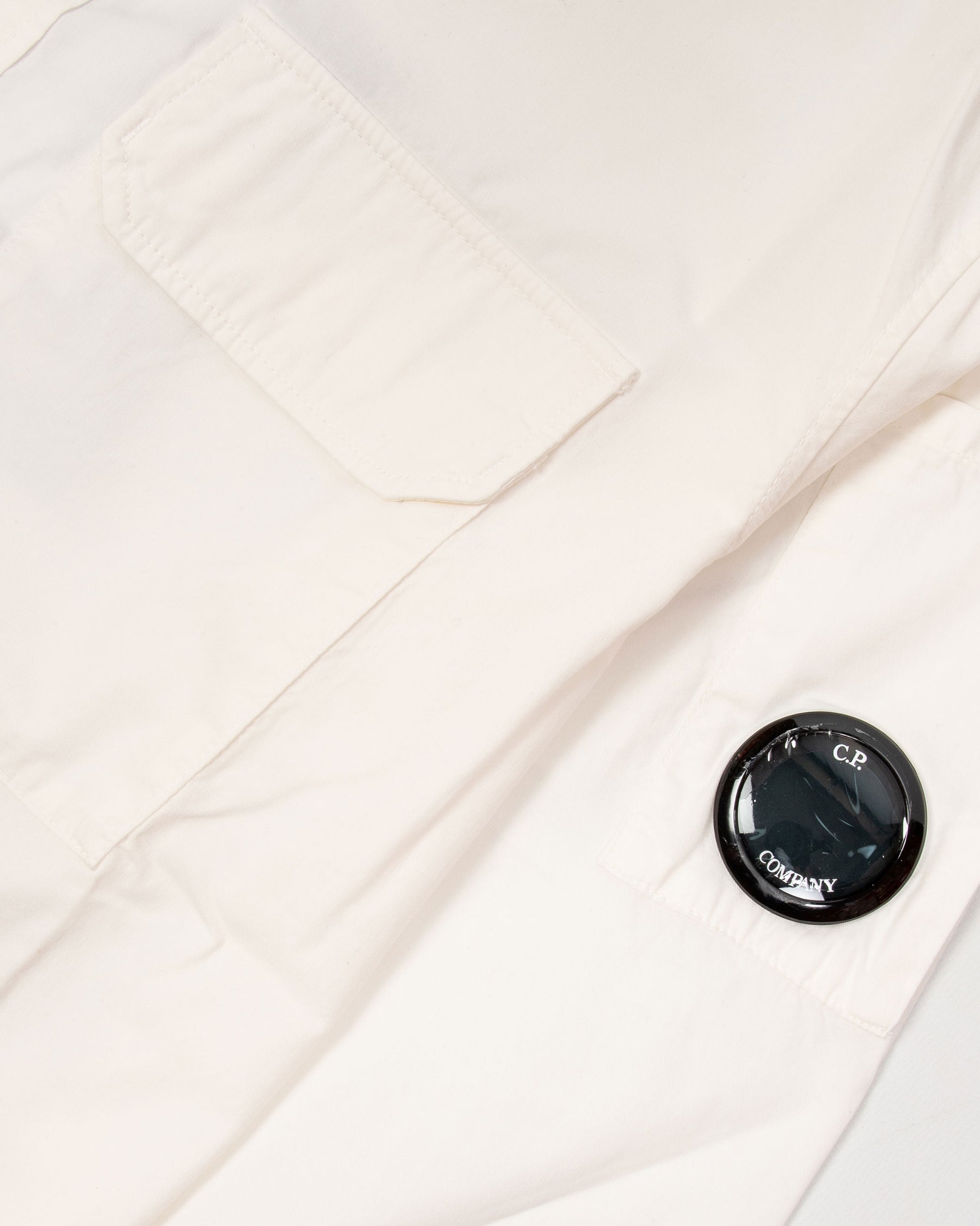 Camicia Gabardine Utility Shirt Bianco 12CMSH088A-002824G-103