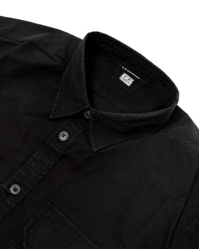 Camicia Gabardine Utility Shirt Nero 12CMSH088A-002824G-999